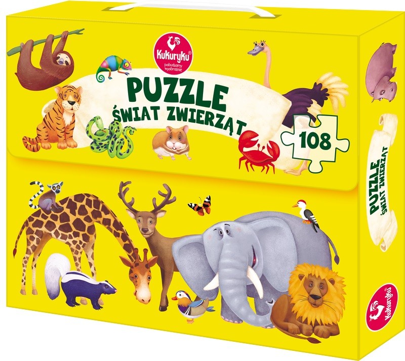 Gra Puzzle - Świat Zwierząt