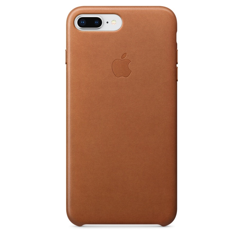 iPhone 8 Plus / 7 Plus Leather Case - Saddle Brown