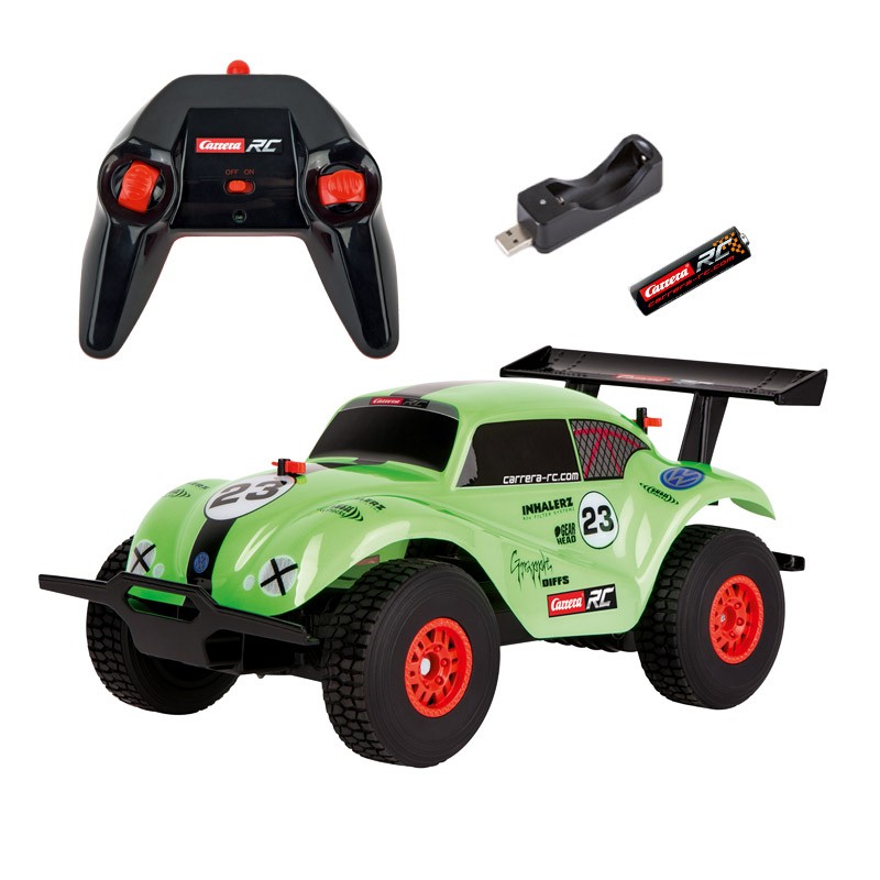 RC Off Road VW Beetle, green 1:18