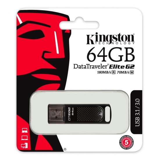 Data Traveler DT Elite G2 64GB metal 180/70MB/s 