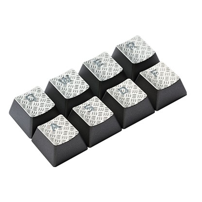 FPS & MOBA Gaming Keycaps Upg Kit Titanium