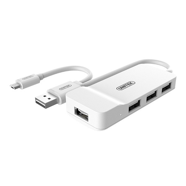 Hub 4x USB2.0 Z OTG - USB /microUSB; Y-2133 