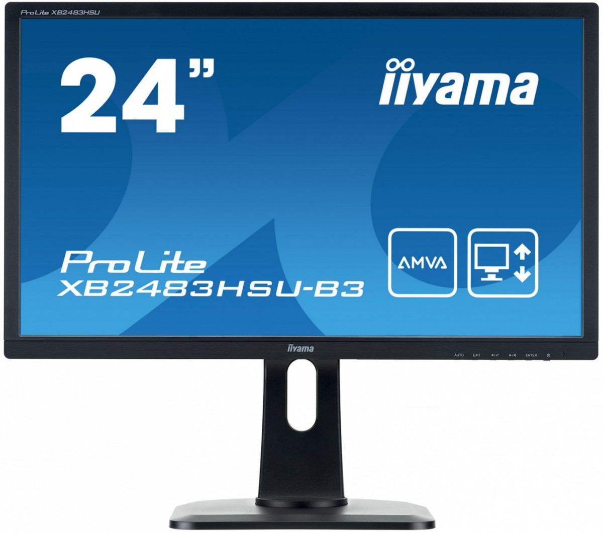 Monitor 23.8 ProLite XB2483HSU-B3 HDMI,DP,USB,AMVA,PIVOT