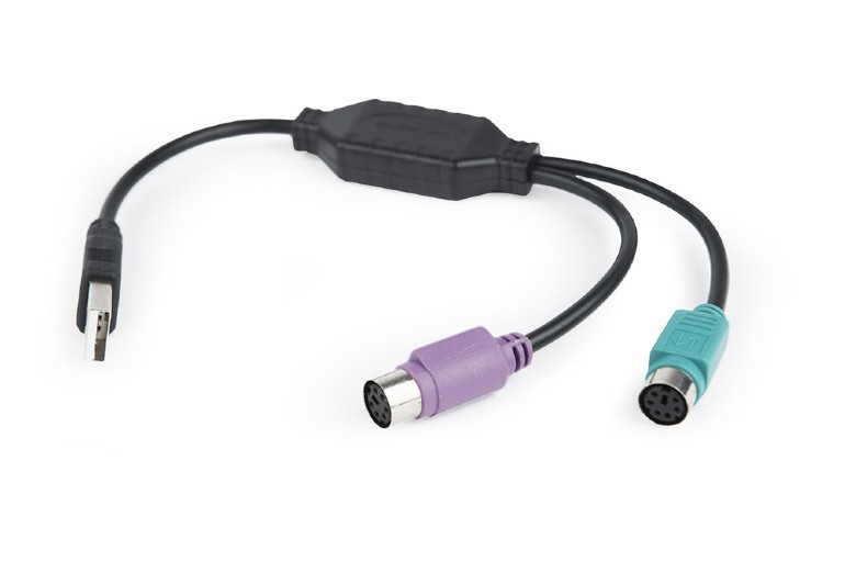 Adapter 2xPS2->USB mysz + klawiatura 