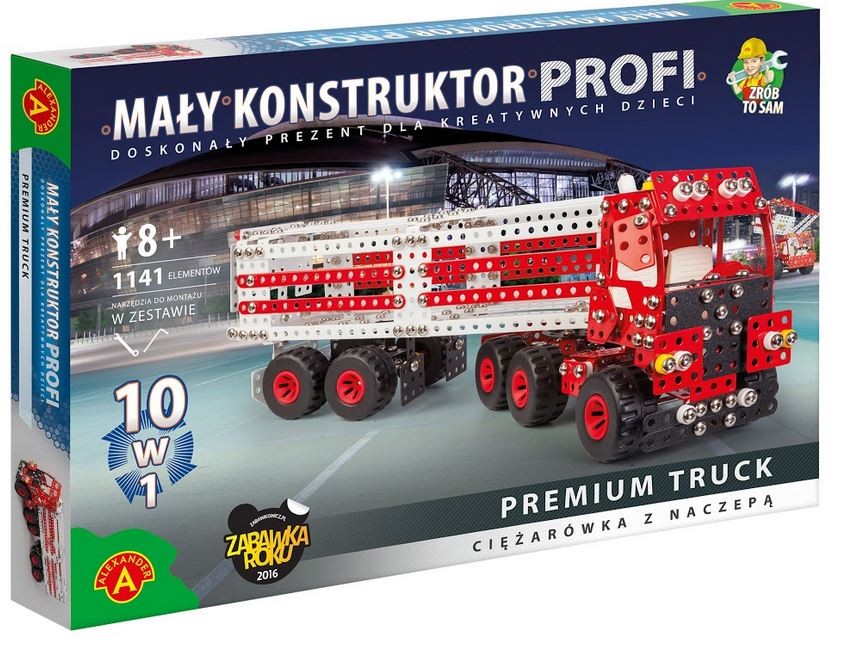 Mały Konstruktor 10w1 Premium Truck