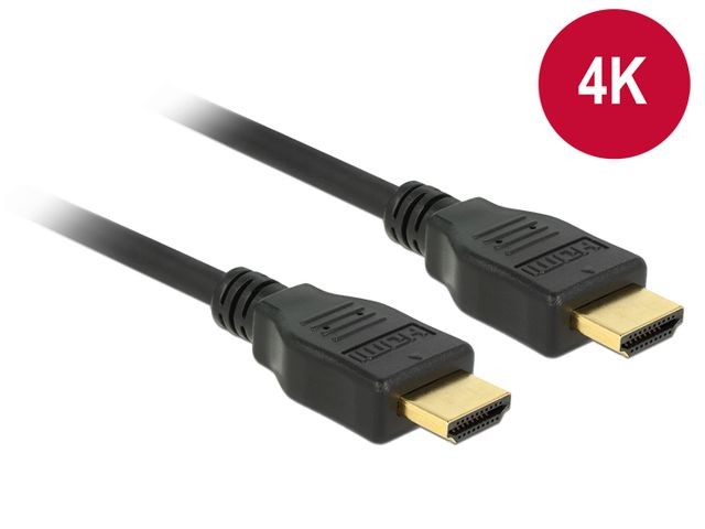 Kabel HDMI-HDMI 4K Ethernet 2m czarny 