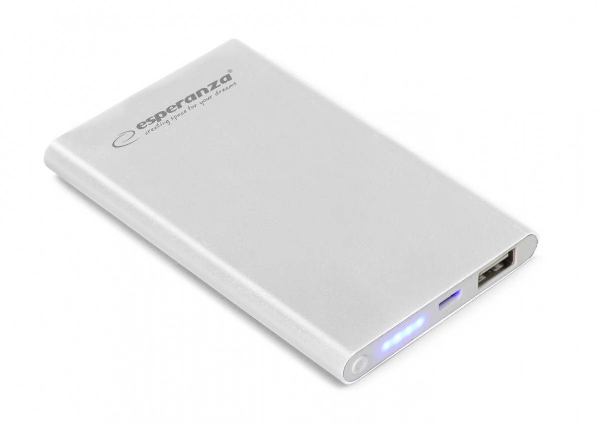 POWER BANK 4400MAH NUCLEUS SREBRNY