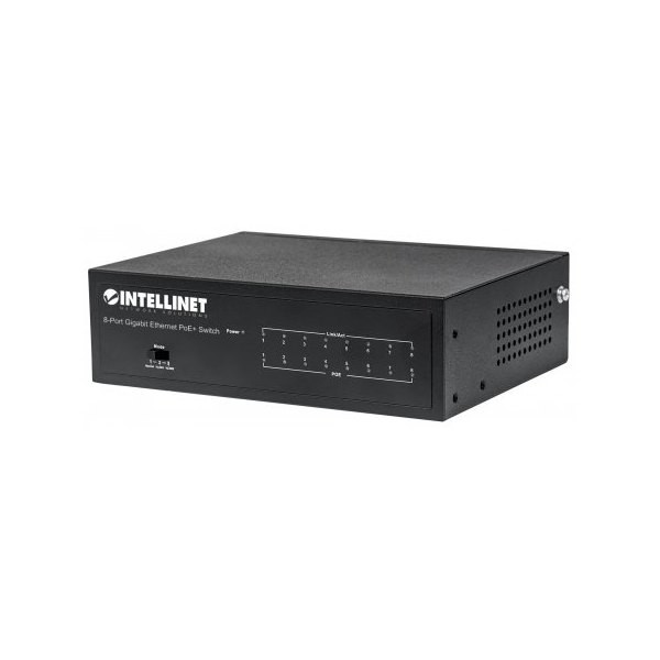 Switch Gigabit 8x10/100/1000 RJ45 PoE+ 60W VLAV