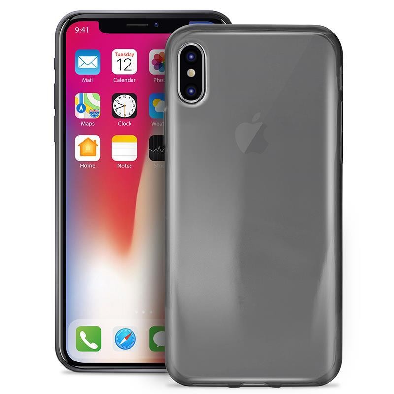 Etui iPhone X/Xs 0.3 Nude (czarny przezroczysty)