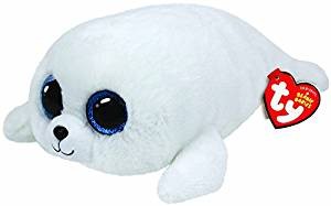 Maskotka TY Beanie Boos Biała foka ICY, 24 cm