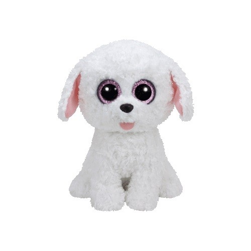 Maskotka TY Beanie Boos Pippie - Biały piesek 24 cm