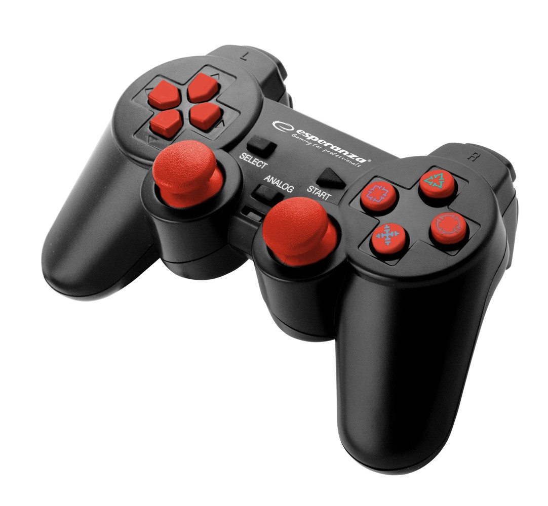 GAMEPAD PS3/PS3/PC USB CORSAIR CZARNO/CZERWONY