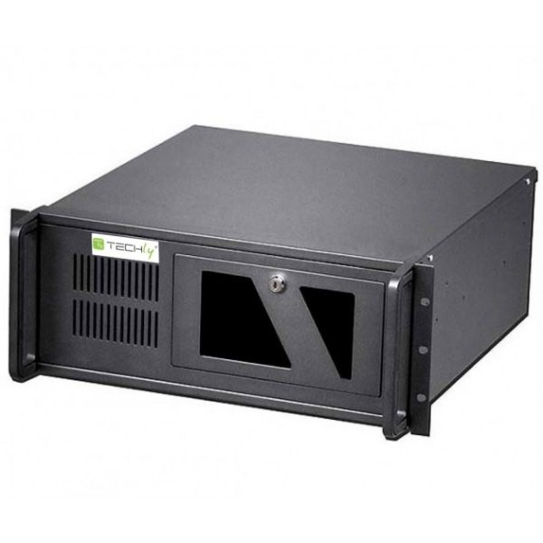 Obudowa PC ATX Rack 19 cali 4U, czarna