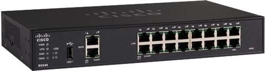 RV345 router xDSL 2x1GB WAN 16x1GbE LAN