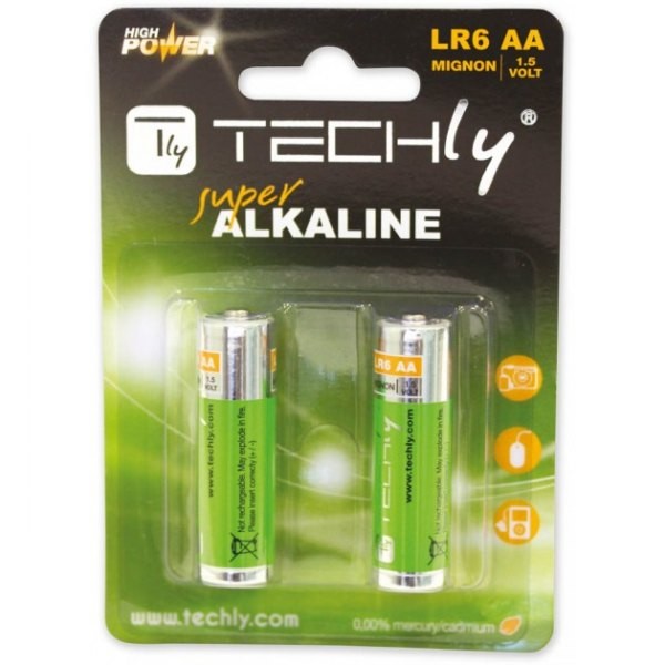 Baterie alkaliczne LR06 AA 2szt, (IBT-LR06T2B)