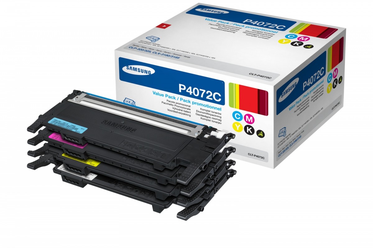 Samsung CLT-P4072C 4-pk CYMK Toner