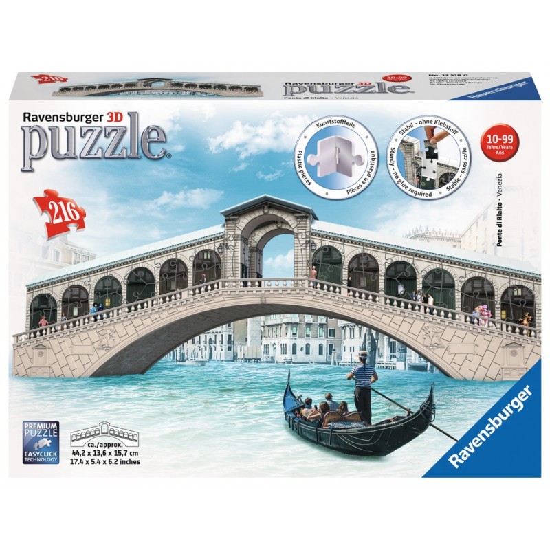 3D Ponte Di Rialto Most, 216 elementów