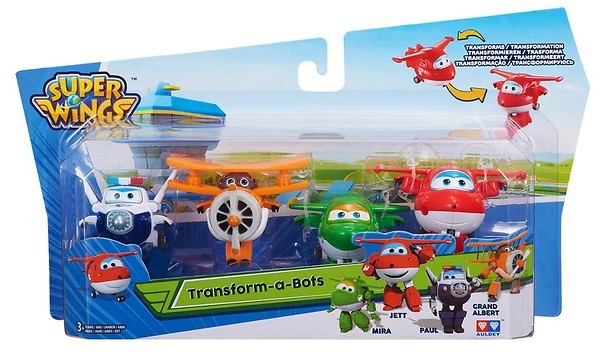 SUPER WINGS Zestaw 4 figurek