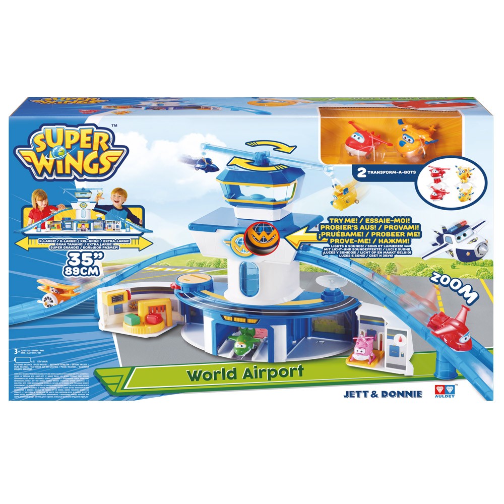 SUPER WINGS Zestaw lotnisko