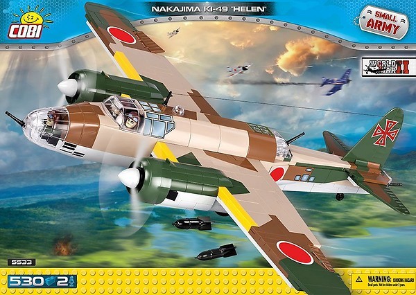 Klocki Small Army 530 elementów Nakajima Ki-49 Helen