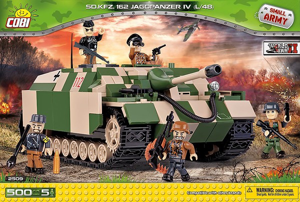 Klocki Small Army 500 elementów Jagdpanzer