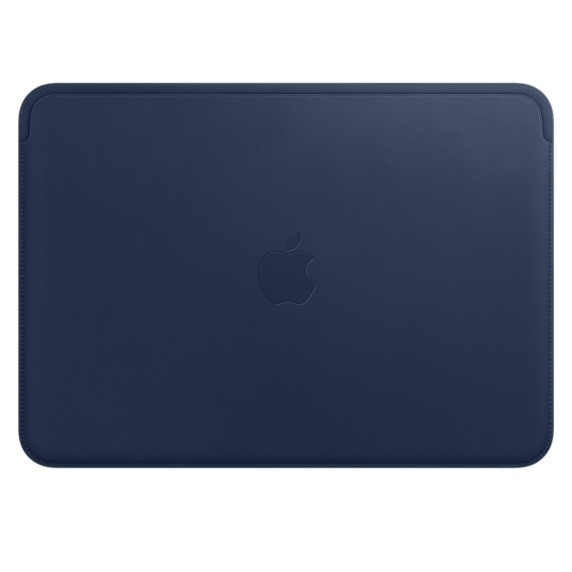 Leather Sleeve for 12 MacBook - Midnight Blue