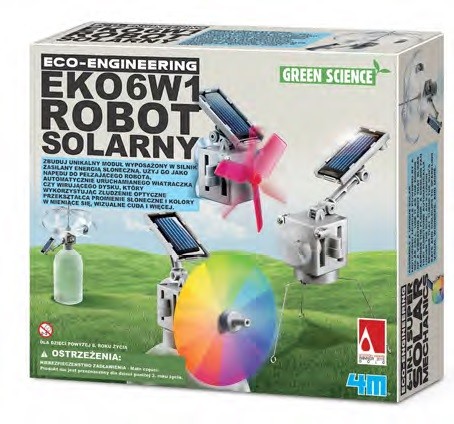 Eko robot solarny 6-w-1