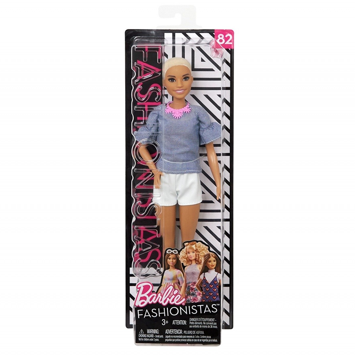 Lalka BARBIE Fashionistas Chic In Chambray