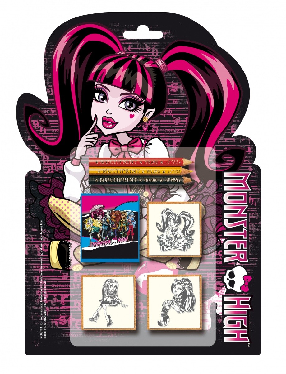 Pieczątki Shaped Monster High