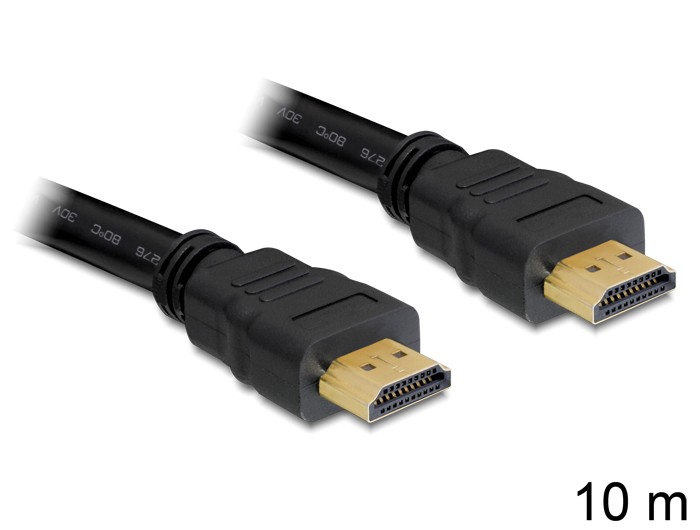 Kabel HDMI-HDMI v1.4 10m czarny 