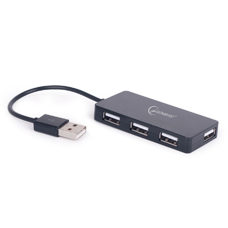 HUB USB 2.0 4 porty czarny