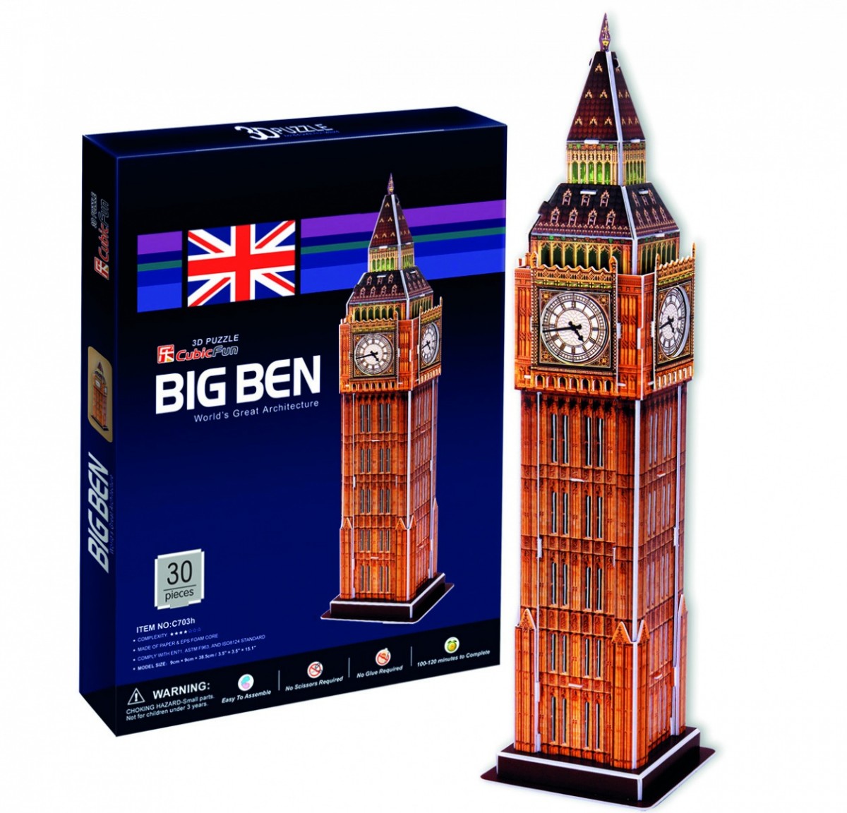 Puzzle 3D Zegar Big Ben