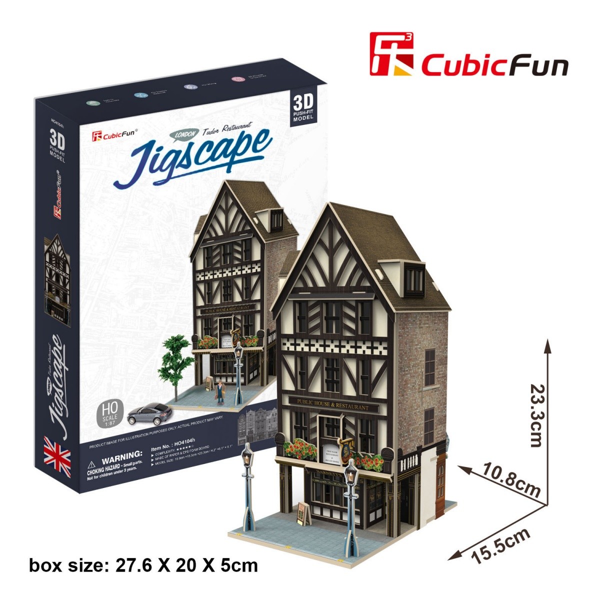 Puzzle 3D Restauracja Tudor