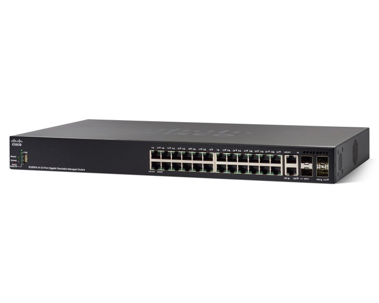 SG350X-24P Swt 24 x1GbEPoE+ 2x10GbE 2xSFP+ 