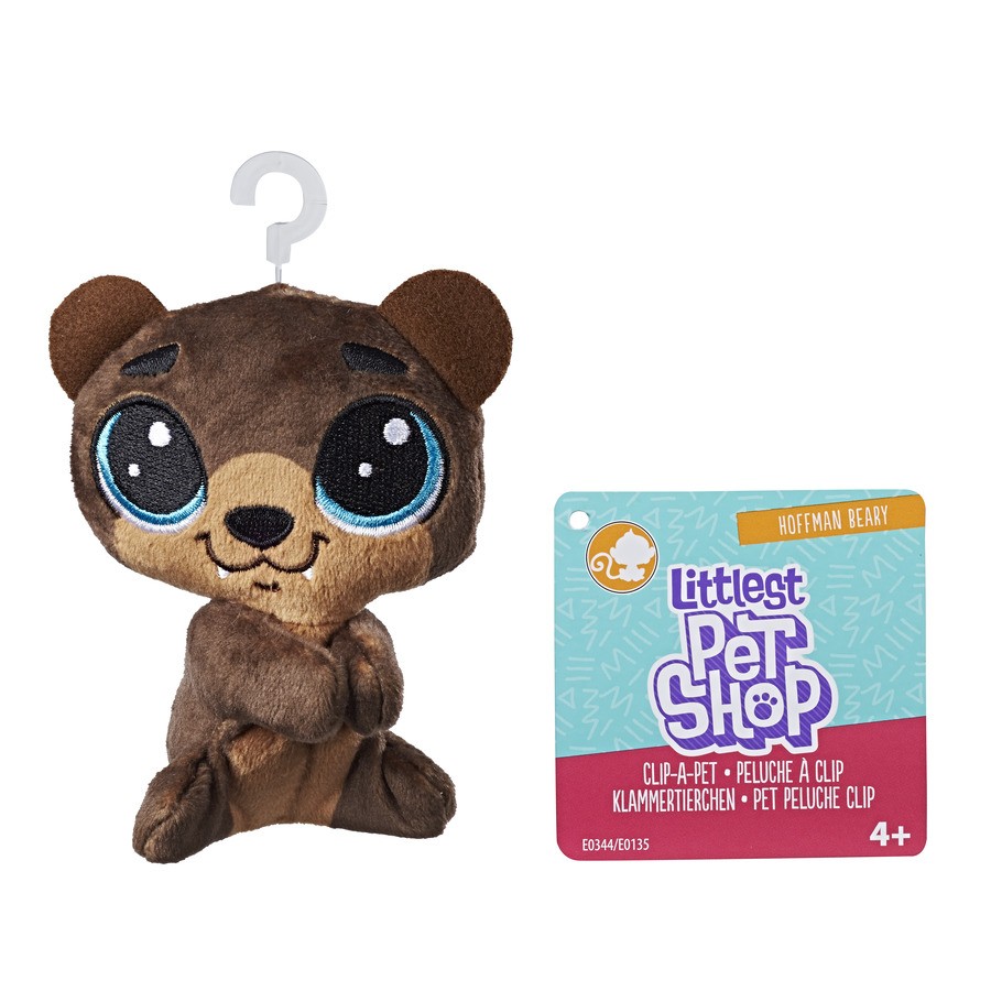 Pluszowa przypinka Littlest Pet Shop Hoffman Beary