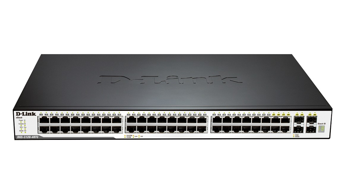 DGS-3120-48TC/SI 48port Gbit L2 SFP+4xSFP 