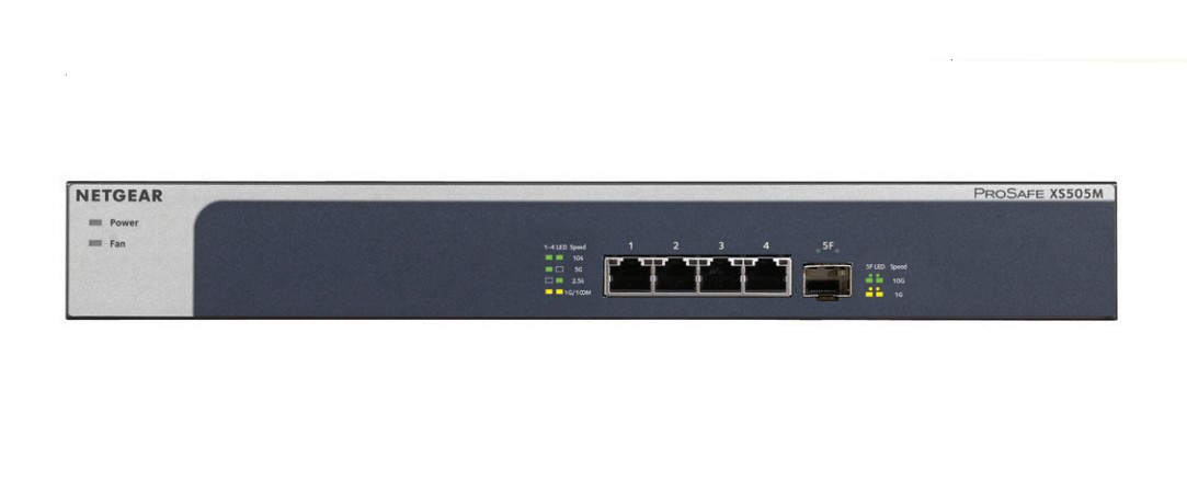 XS505M switch unmanaged 4x10Gb 1xSFP+