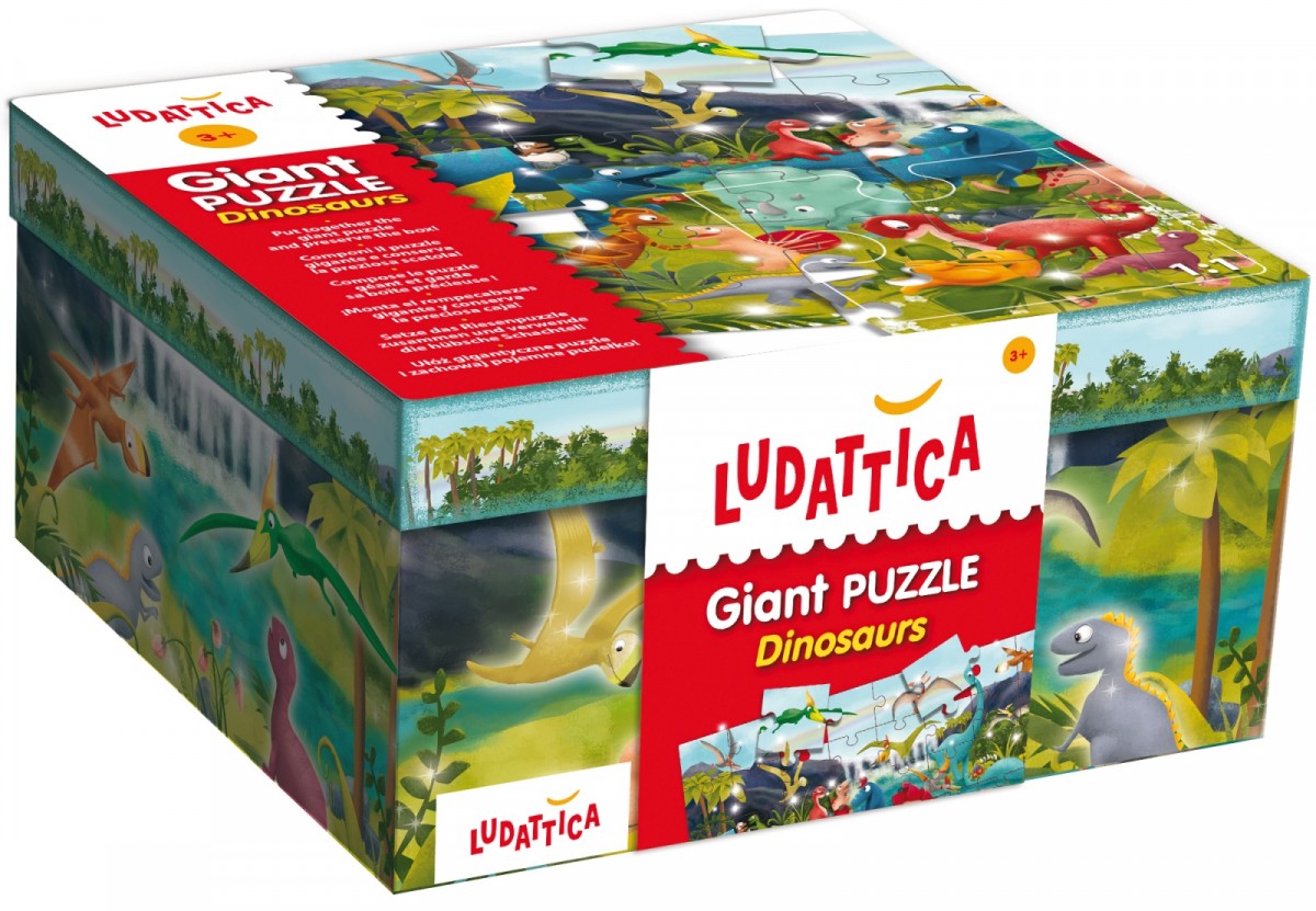 Ludattica Gigant puzzle Dinozaury