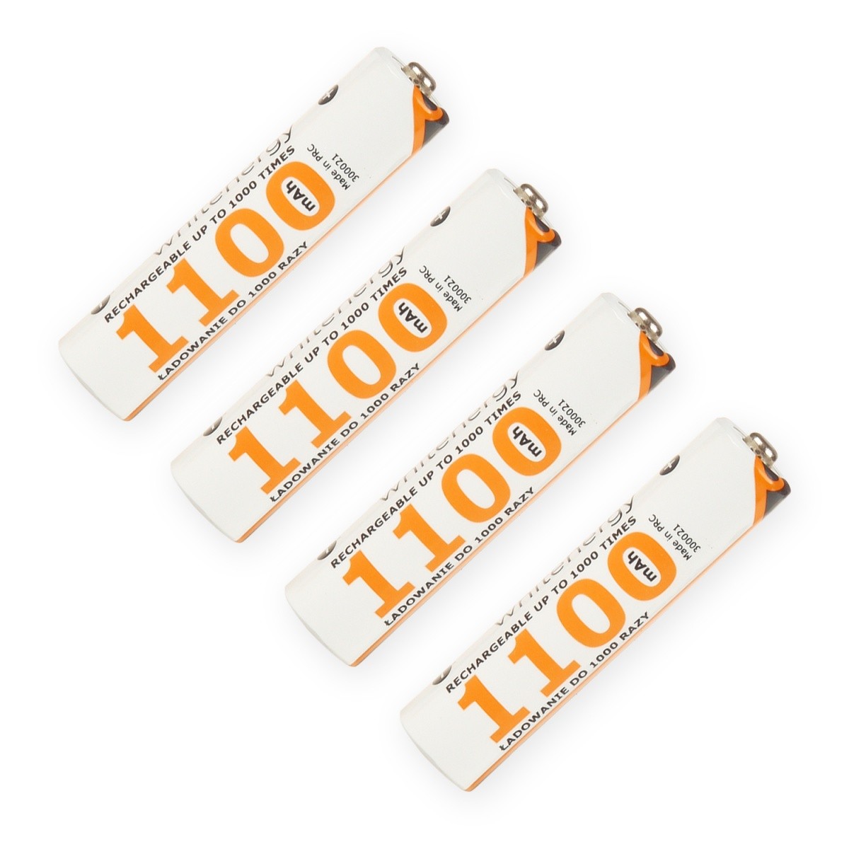 Akumulatory 4xAAA NiMH 1100 mAh