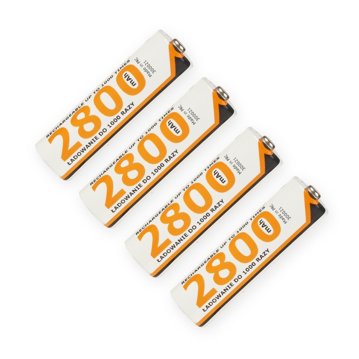 Akumulatory 4xAA NiMH 2800 mAh