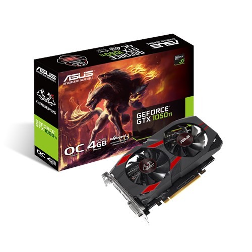 Karta graficzna GeForce GTX 1050 TI OC 4GB 128BIT DVI/HDMI/DP