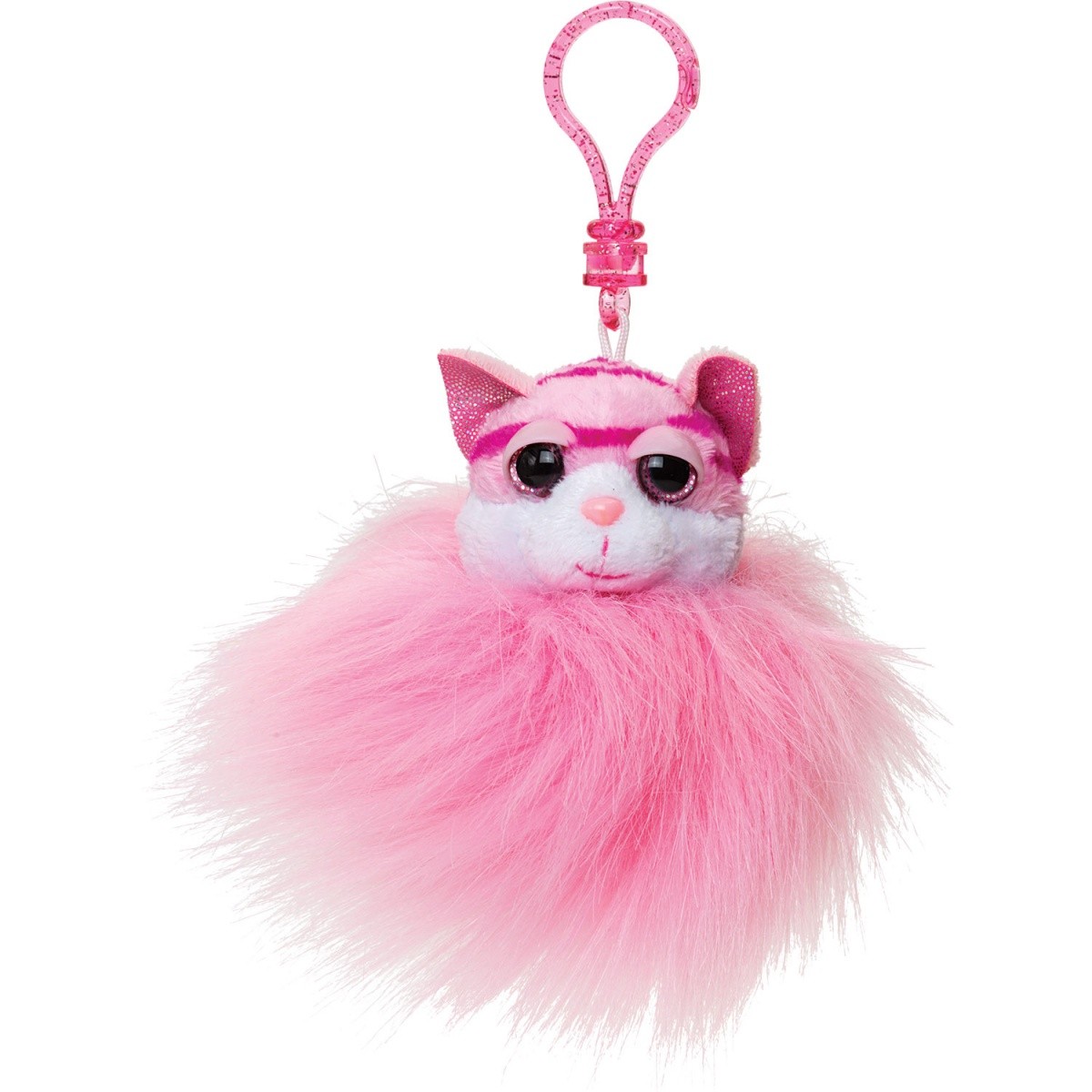 Pompon breloczek - kot pręgowany