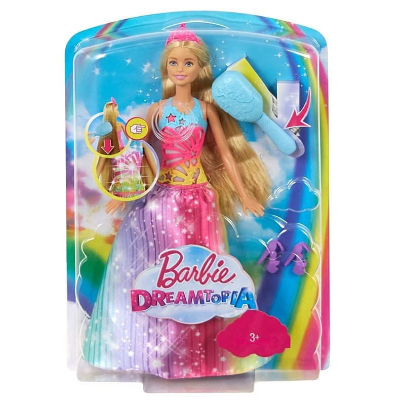 Barbie Magiczne Włosy Księżniczki światła dźwięk