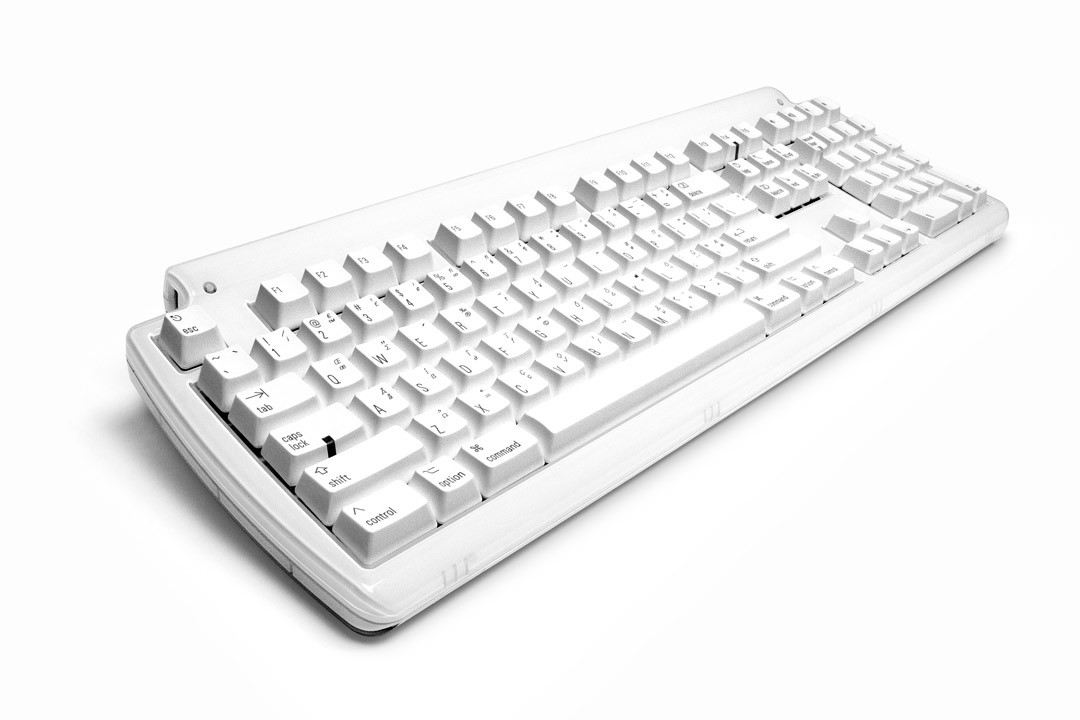 Tactile Pro klawiatura mechaniczna Mac hub 3xUSB biała 