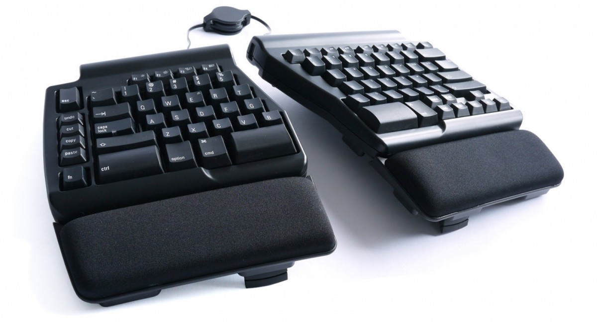 Ergo Pro klawiatura mechaniczna ergonomiczna hub 3xUSB czarna 