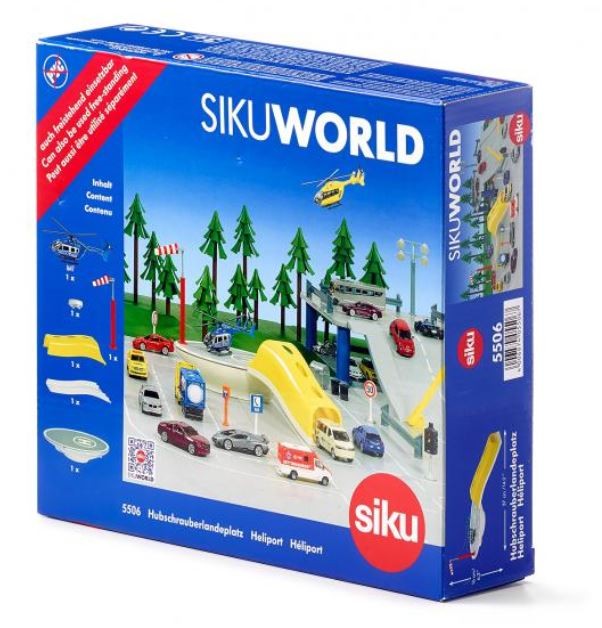 SIKU World - Helikopter z lądowiskiem