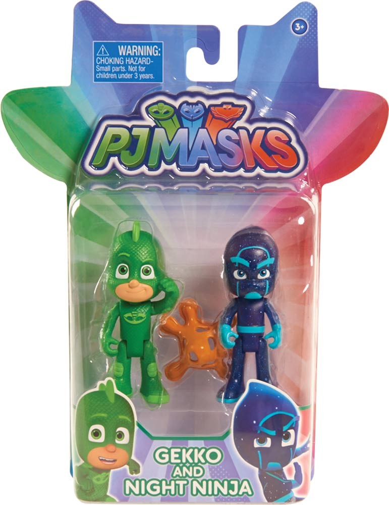 PJ MASKS Zestaw Figurek 2pak, Gekko i Ninja