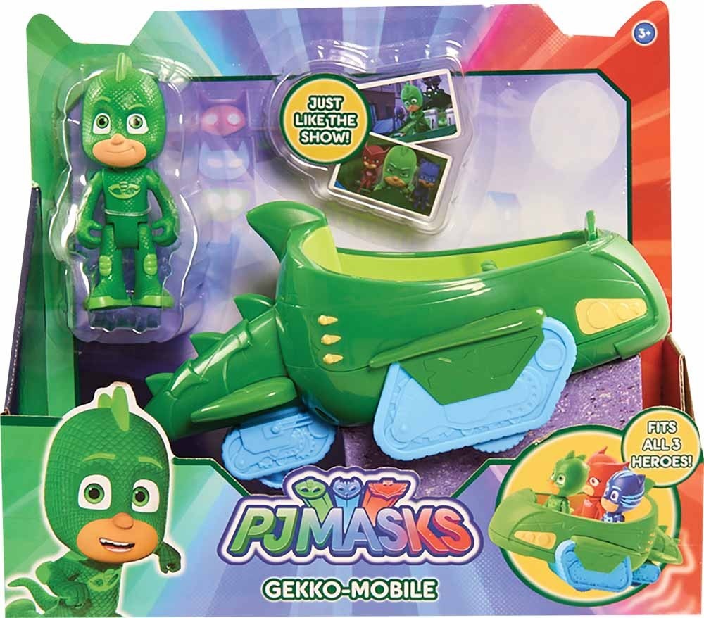 PJ Masks Pojazd z Figurką, Gekko