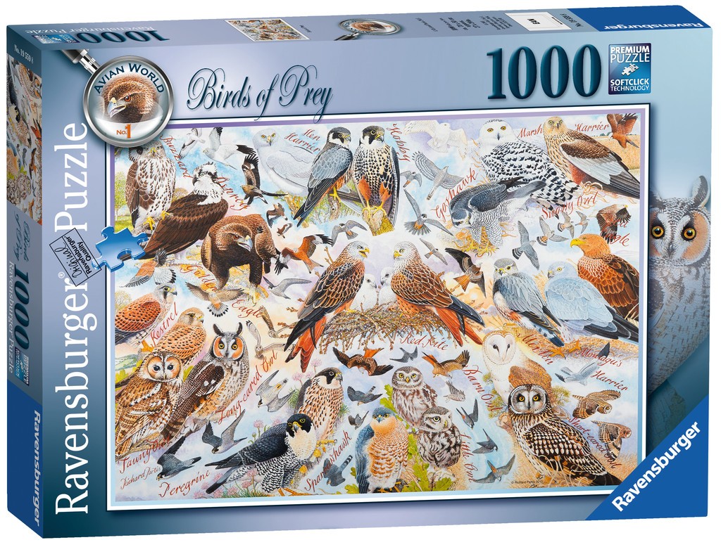 Puzzle 1000 elementów Ptaki drapieżne