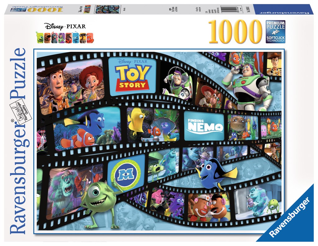 1000 elementów Kadr z filmów Pixar